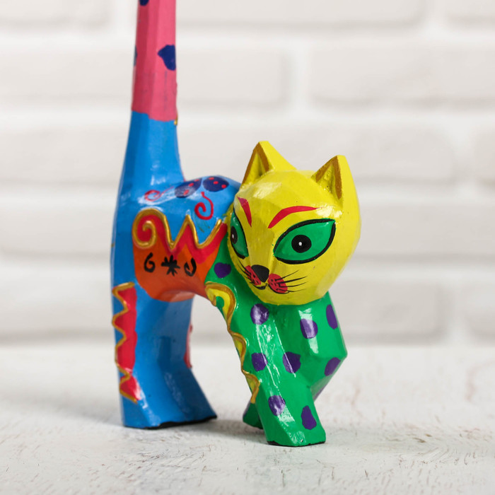 Сувенир дерево "Кошечка" 11х3,5х30 см