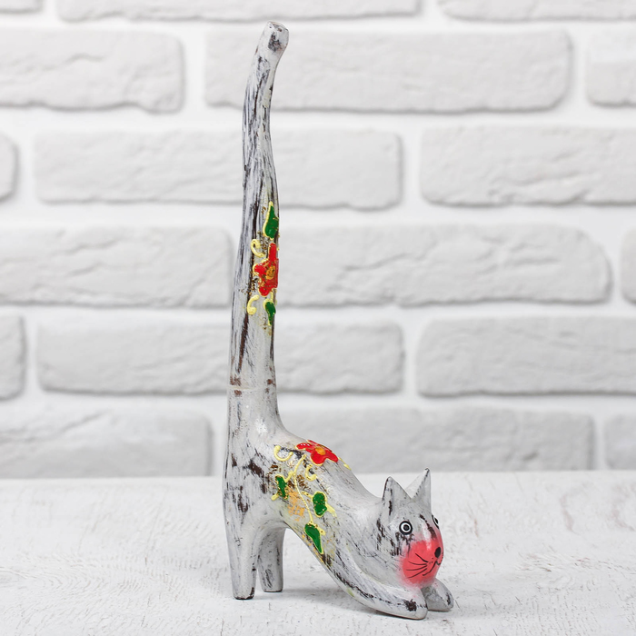 Сувенир дерево "Кошка" 11х3,5х27 см