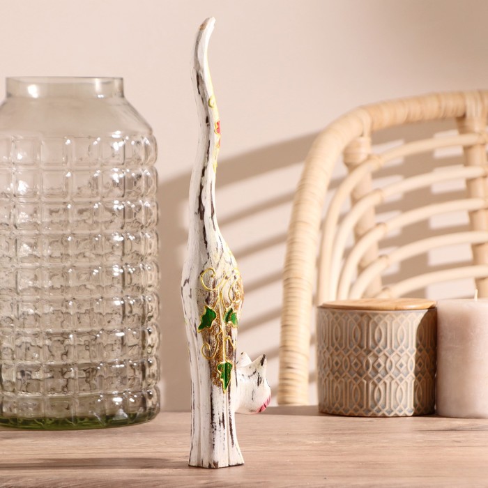 Сувенир дерево "Кошечка" 7х4х35 см