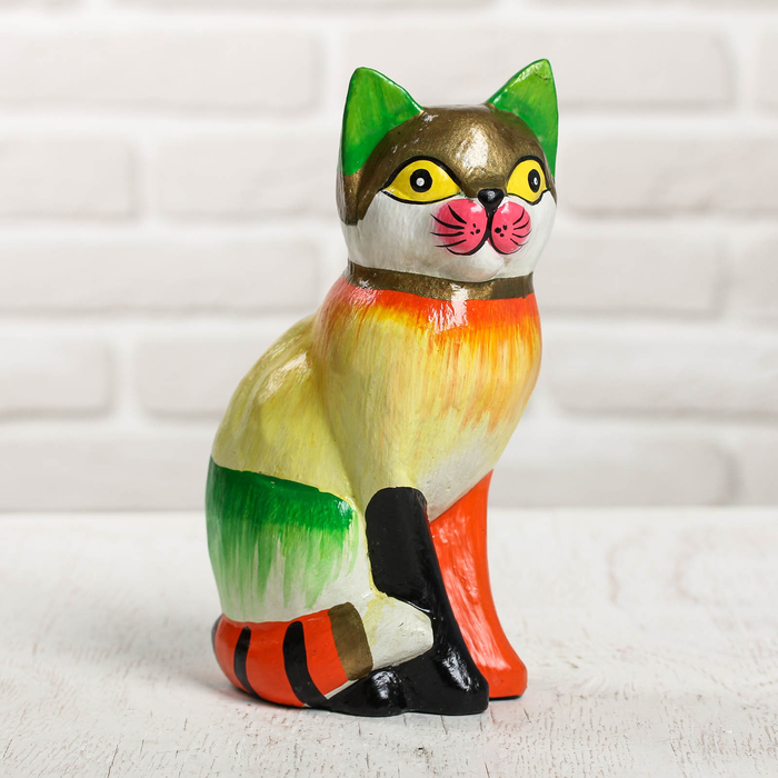 Сувенир дерево "Кошка" 10х7,5х21,5 см