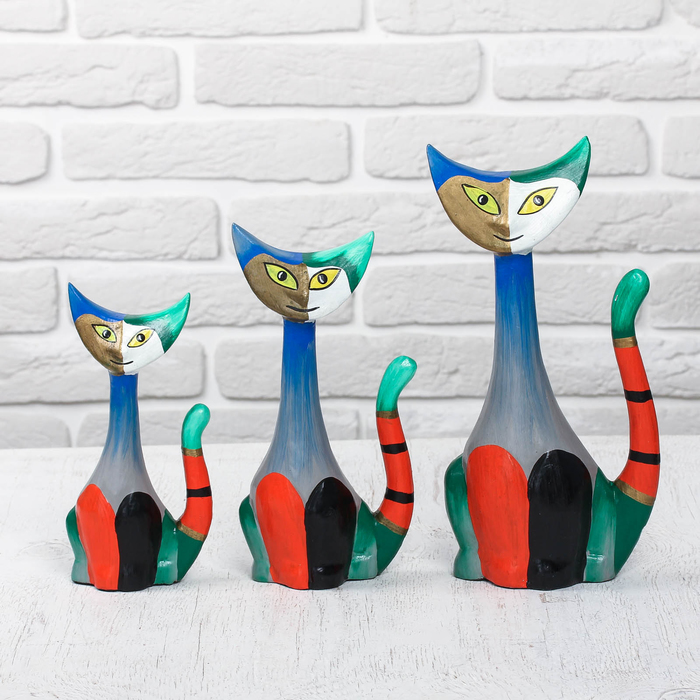 Сувенирный набор "Кошки" 22х7х30 см
