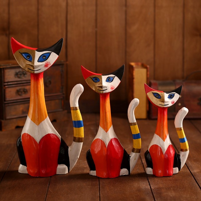 Сувенирный набор "Кошки" 22х7х30 см