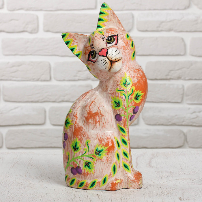 Сувенир дерево "Кошка" 14х9х30 см