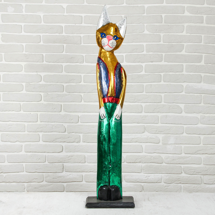 Сувенир дерево "Кот в брюках" 23х23х100 см