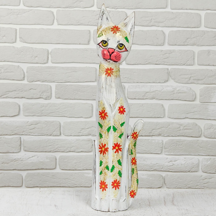 Сувенир дерево "Кошечка" 17х7х60 см