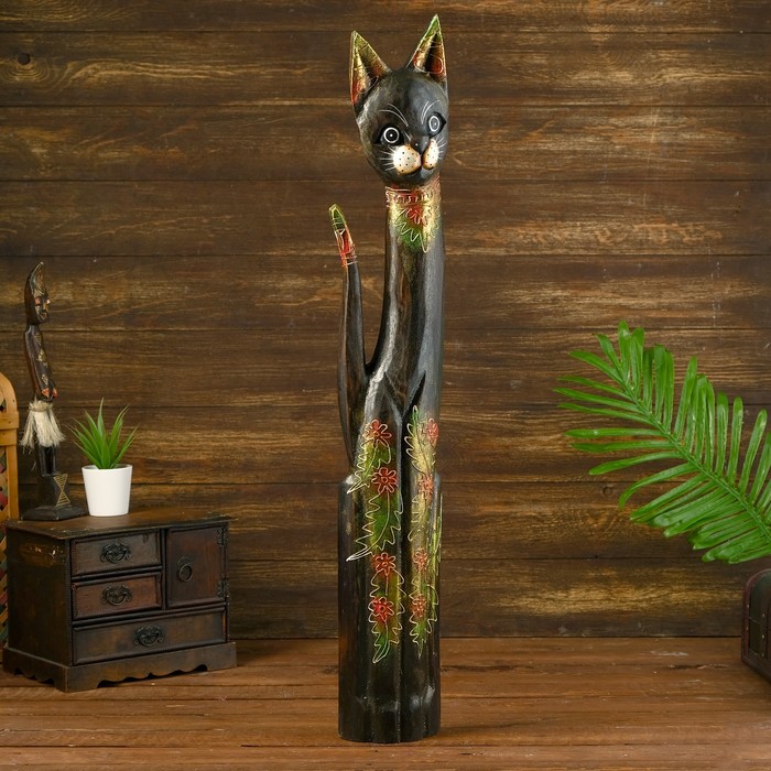 Сувенир дерево "Кошечка" 17х7х60 см