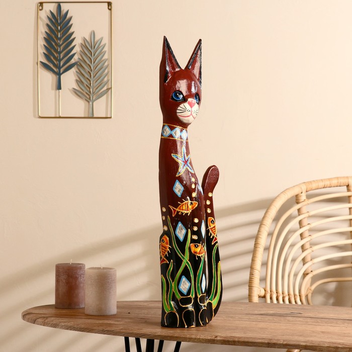 Сувенир дерево "Кошечка" 17х7х60 см