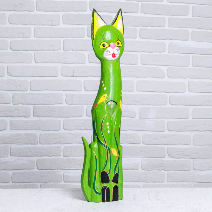 Сувенир дерево "Кошечка" 17х7х60 см