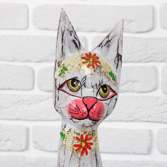 Сувенир дерево "Кошка" 18х7х80 см