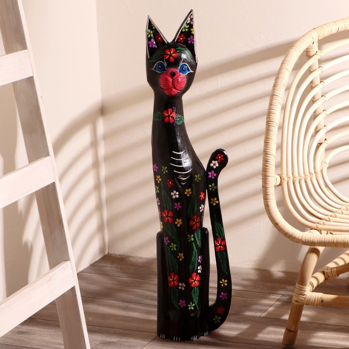 Сувенир дерево "Кошка" 18х7х80 см