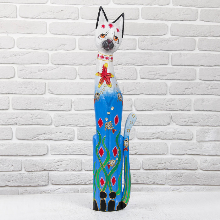 Сувенир дерево "Кошка" 18х7х80 см