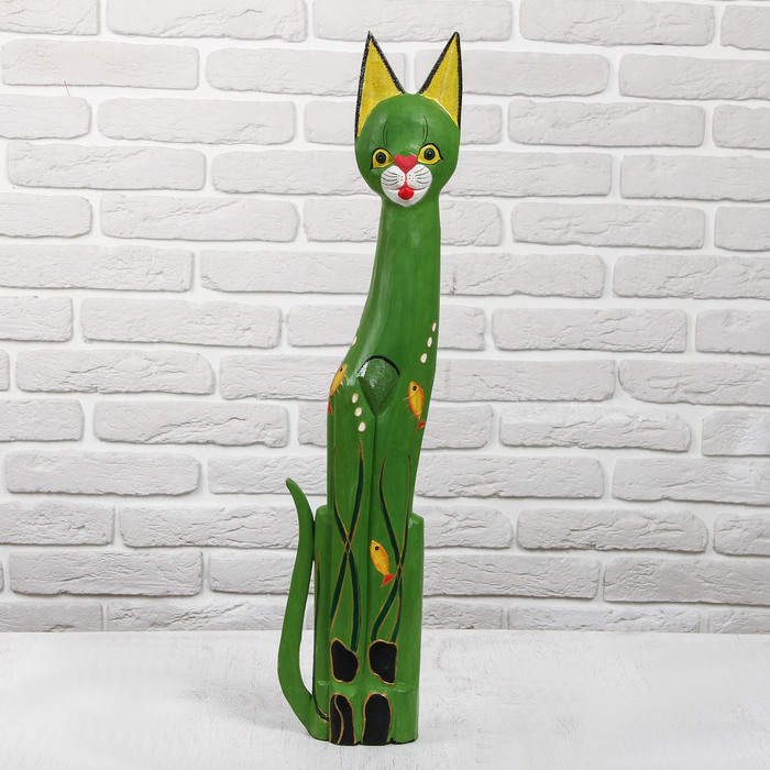 Сувенир дерево "Кошка" 18х7х80 см