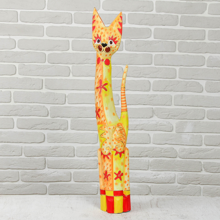 Сувенир дерево "Кошка" 18х7х80 см