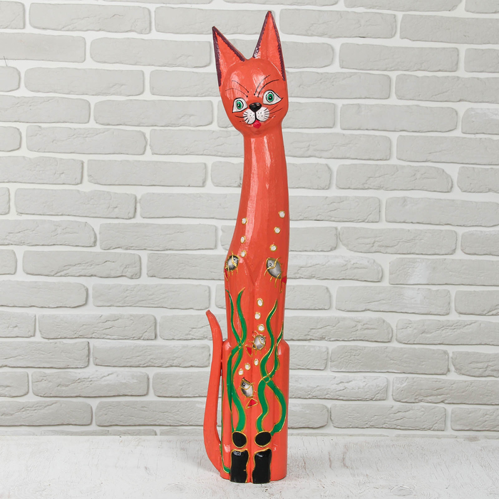 Сувенир дерево "Кошка" 18х7х80 см