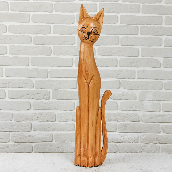 Сувенир дерево "Кошка" 18х7х80 см
