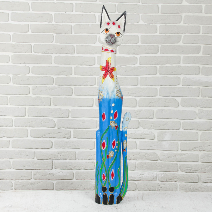 Сувенир дерево "Кошка" 21х7,5х100 см