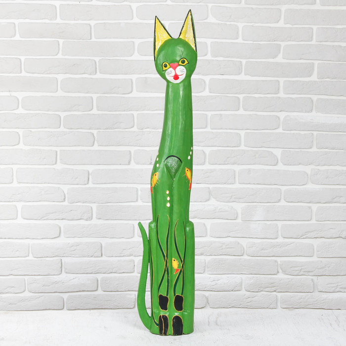 Сувенир дерево "Кошка" 21х7,5х100 см