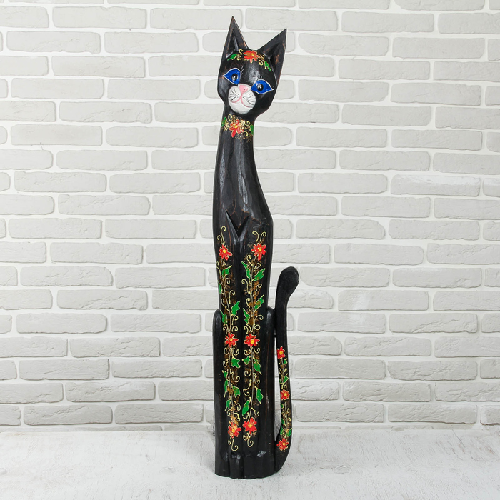 Сувенир дерево "Кошка" 21х7,5х100 см