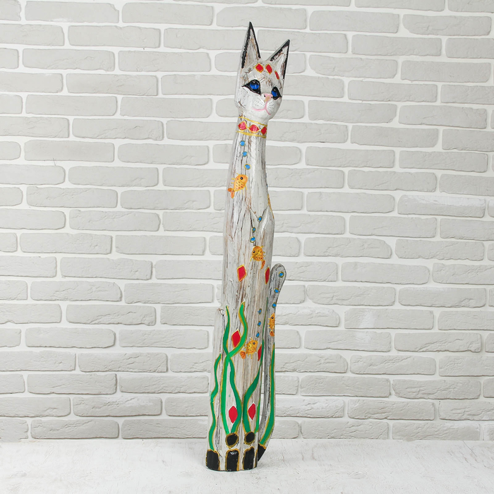 Сувенир дерево "Кошка" 21х7,5х100 см
