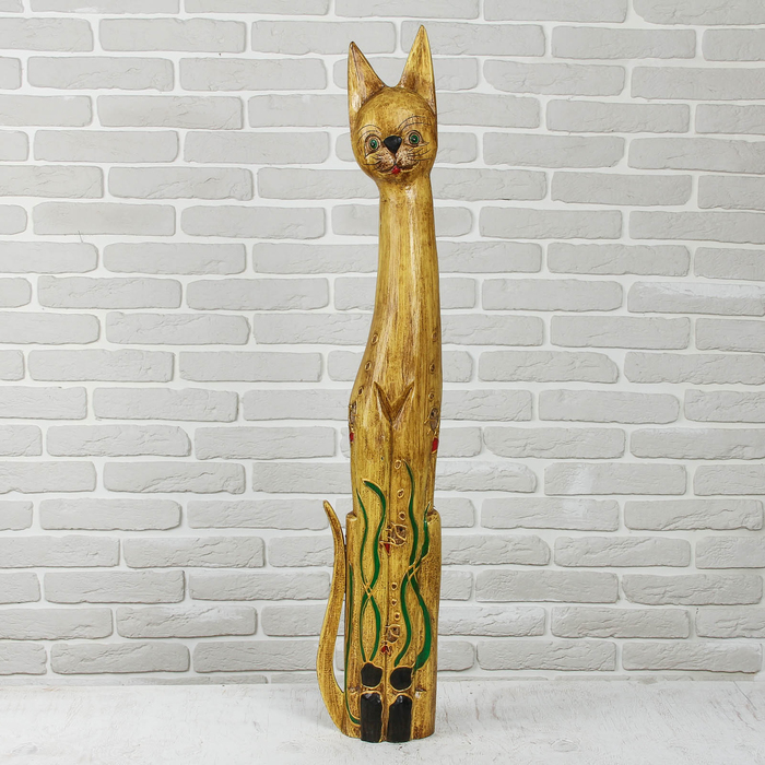 Сувенир дерево "Кошка" 21х7,5х100 см