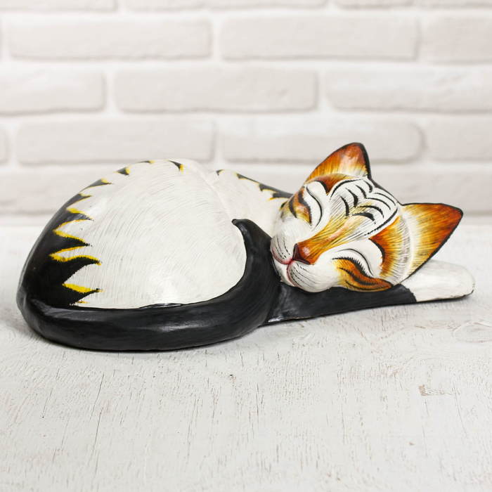 Сувенир дерево "Лежачая кошка" 37х22х10 см