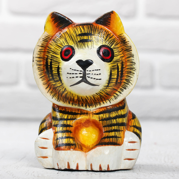 Сувенир дерево "Тигрёнок" 8х8,5х11 см