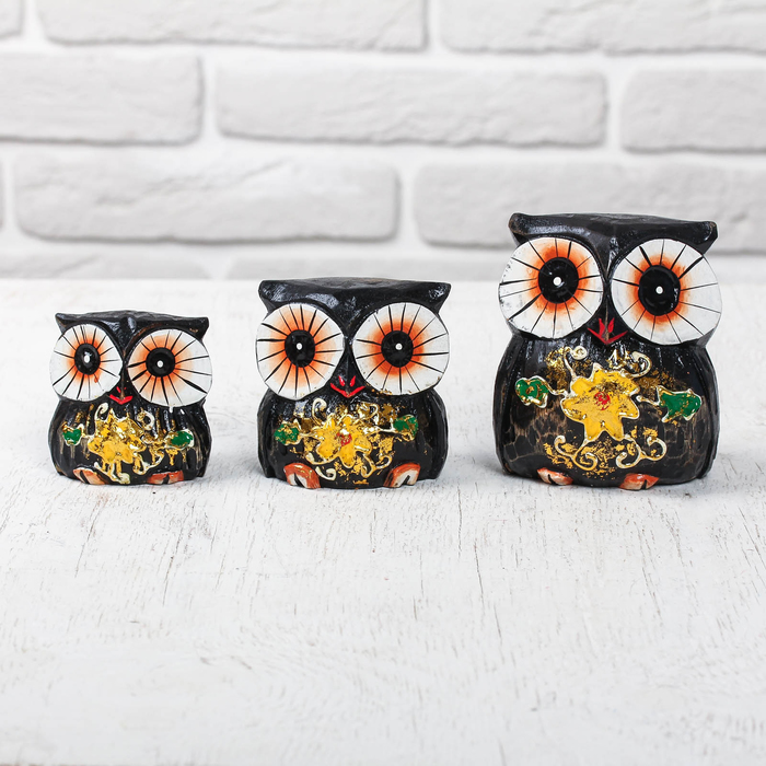 Сувенирный набор "Совы" 20х8х10 см