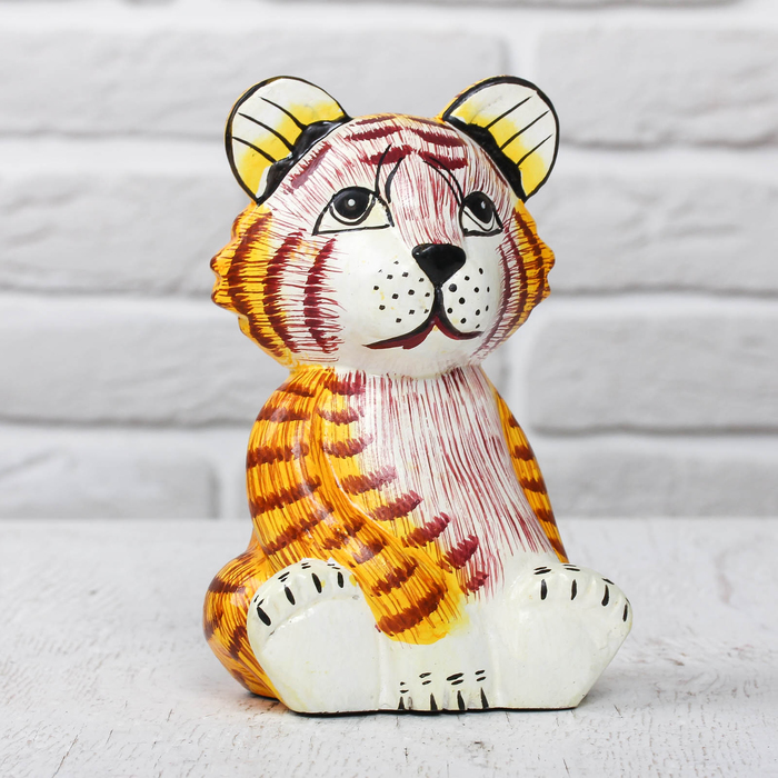 Сувенир дерево "Тигрёнок" 9х7х15 см