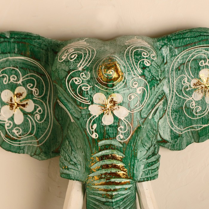 Сувенир дерево "Голова слона" 28х26х10,5 см