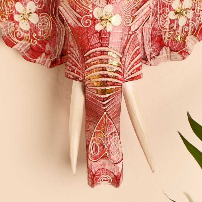 Сувенир дерево "Голова слона" 28х26х10,5 см