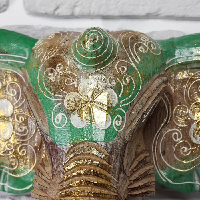 Сувенир дерево "Голова слона" 28х26х10,5 см