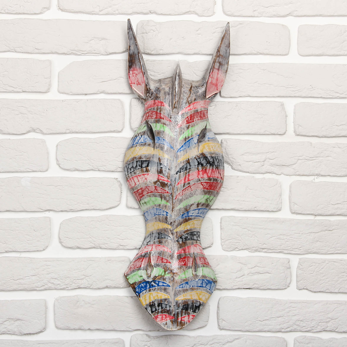 Маска дерево "Зебра" 50х16х7 см