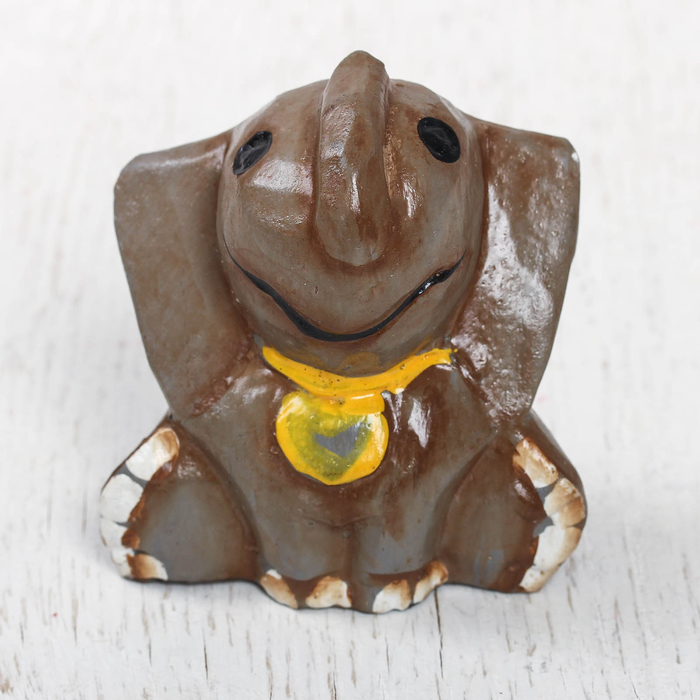 Сувенир дерево "Слоник" 7х4х8 см