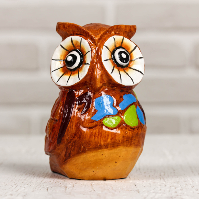 Сувенир дерево "Сова" 6,5х6,5х10 см
