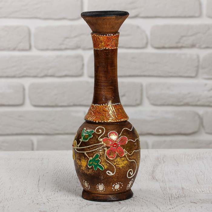 Сувенир дерево "Вазочка" 7,5х7,5х22 см