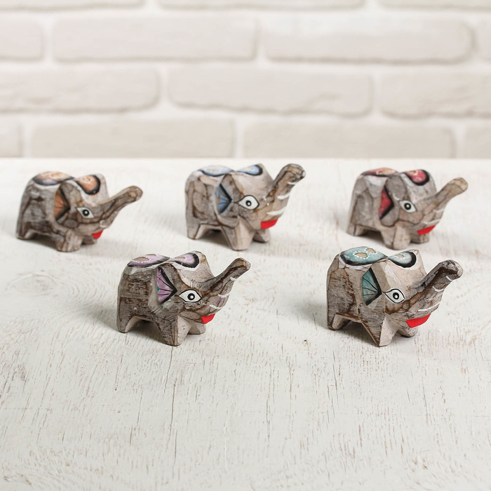 Сувенирный набор "Слоники" 20х11х6 см