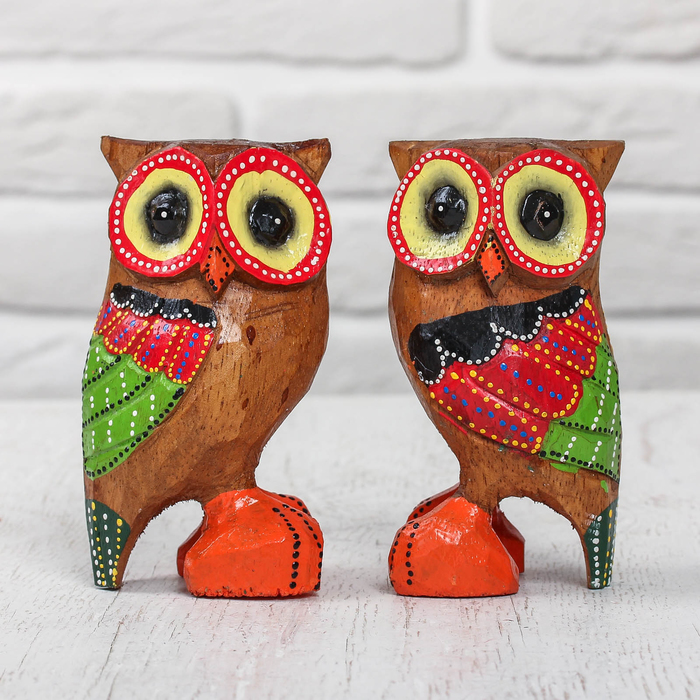 Сувенирный набор "Совы" 13х6,5х12 см