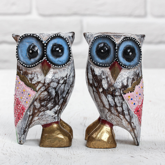 Сувенирный набор "Совы" 13х6,5х12 см