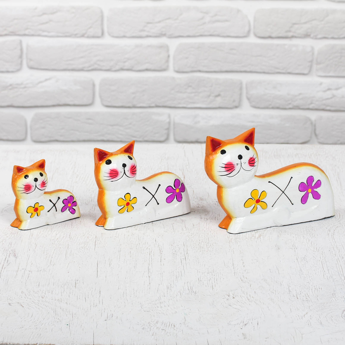 Сувенирный набор "Кошечки" 17х10,5х12,5 см