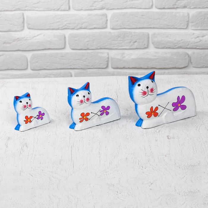 Сувенирный набор "Кошечки" 17х10,5х12,5 см