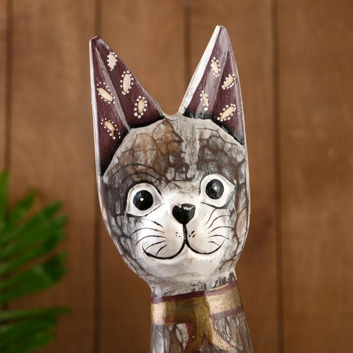 Сувенир дерево "Кошка" 60х12х6,5 см