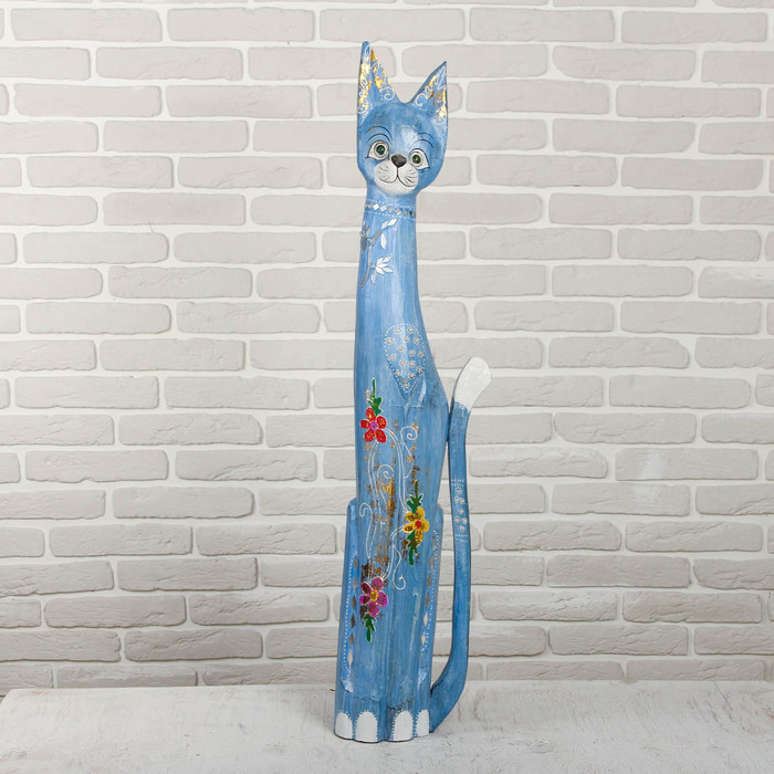 Сувенир дерево "Кошка" 16,5х7х100 см