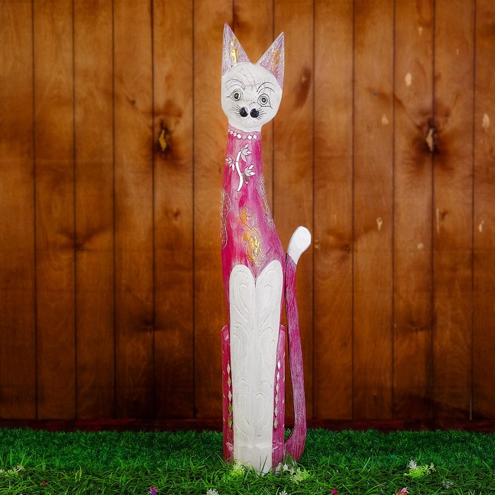 Сувенир дерево "Кошка" 16,5х7х100 см