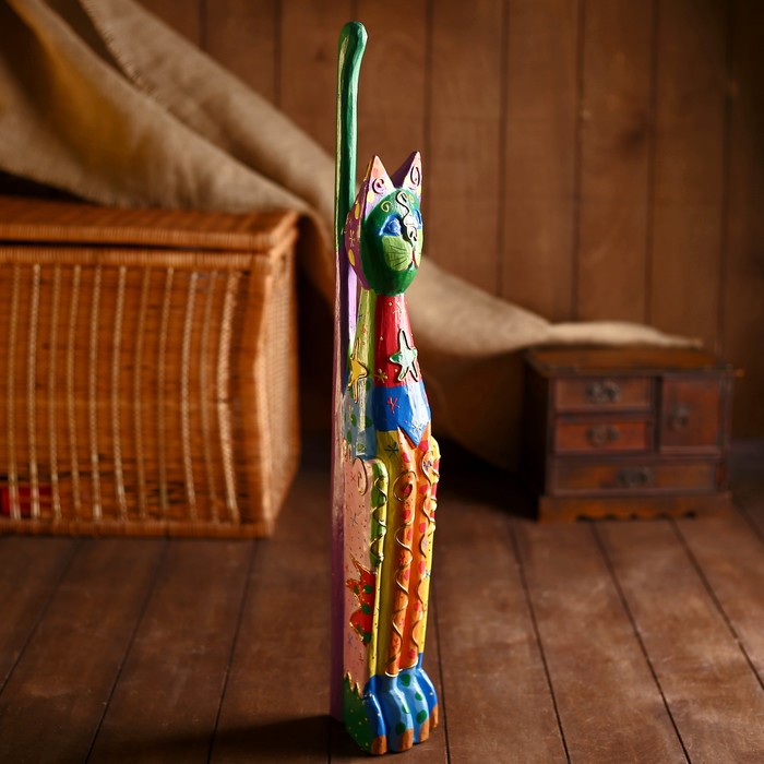 Сувенир дерево "Кошечка" 11х8,5х60 см