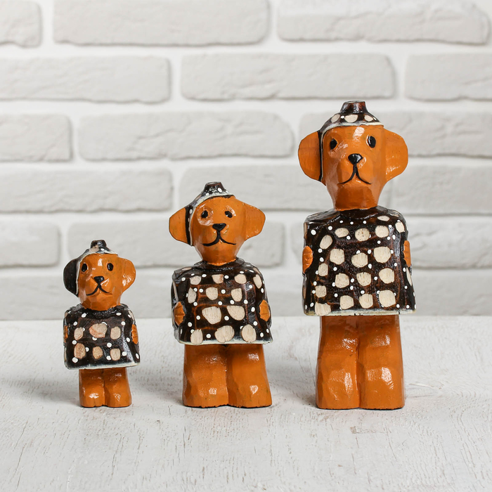 Сувенирный набор "Мишки" 15х20х12 см