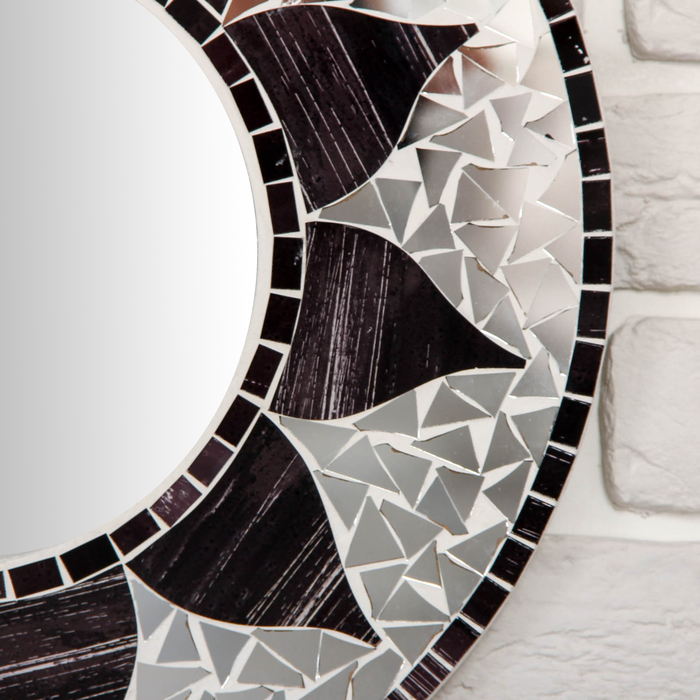 Панно зеркальное "Цветок" 40х1х40 см