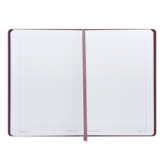 Бизнес-блокнот А5, 128 листов BRAUBERG Orient, кожзам с тиснением, оранжевый