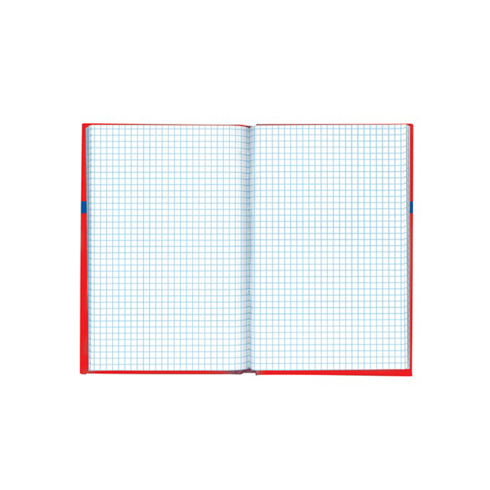 Блокнот твёрдая обложка А5, 96 листов «Контракт», красный