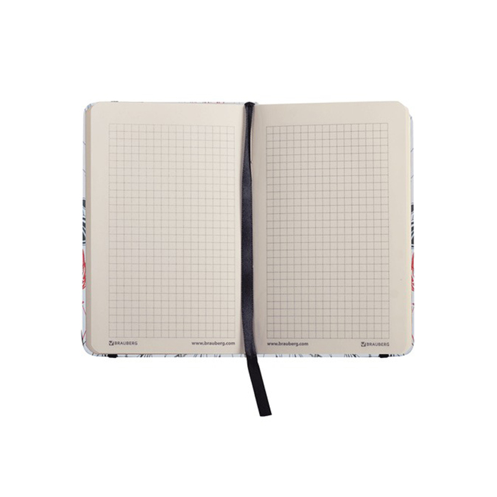 Блокнот твёрдая обложка А6, 80 листов Inspiration, на резинке, фольгированная обложка