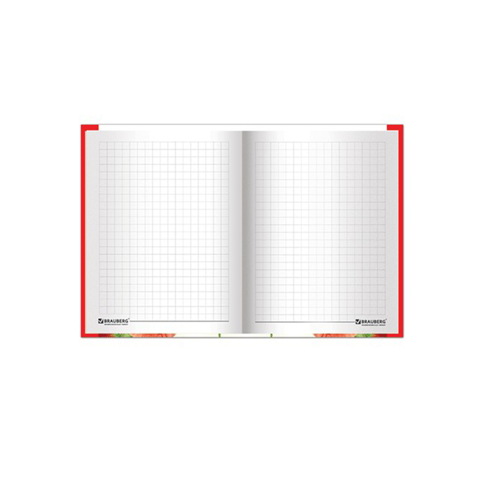 Блокнот твёрдая обложка А6, 80 листов «Красные маки»